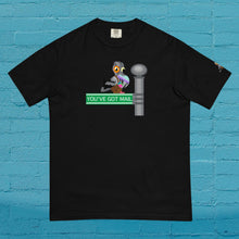 Load image into Gallery viewer, Peewee the Pigeon Carrier Men’s Heavyweight T-shirt