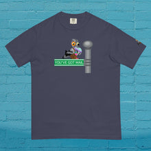 Load image into Gallery viewer, Peewee the Pigeon Carrier Men’s Heavyweight T-shirt