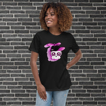 Load image into Gallery viewer, Bob Bones Women's Relaxed T-Shirt (Purple Head)