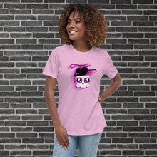 Load image into Gallery viewer, Bob Bones Women's Relaxed T-Shirt (Purple Head)