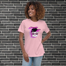 Load image into Gallery viewer, Bob Bones Women's Relaxed T-Shirt (Purple Head)