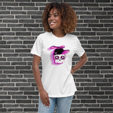 Load image into Gallery viewer, Bob Bones Women's Relaxed T-Shirt (Purple Head)