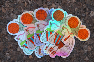 Holographic Fly Guy Sticker Pack
